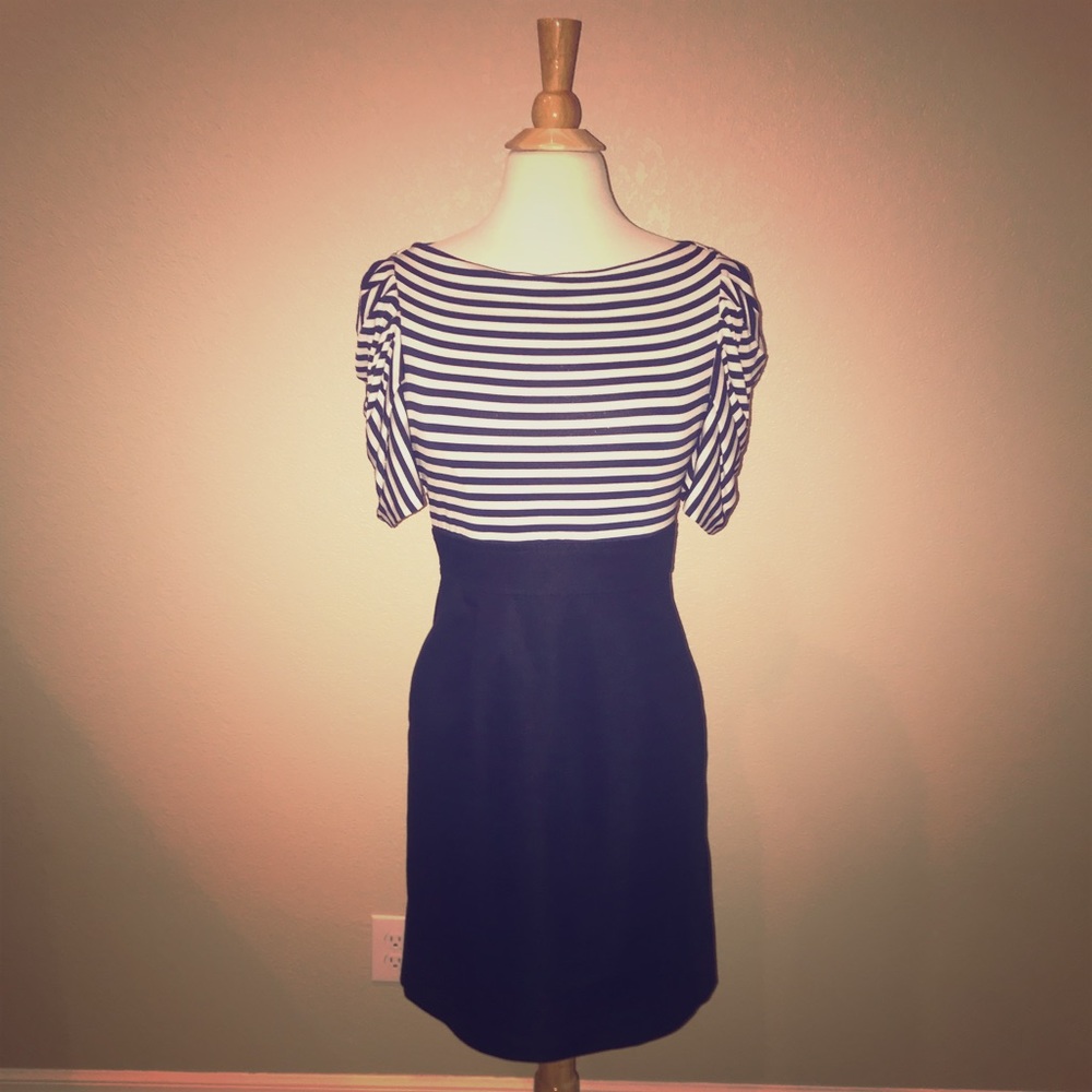 Suzi Chin for Maggy Boutique Striped Dress Size 8